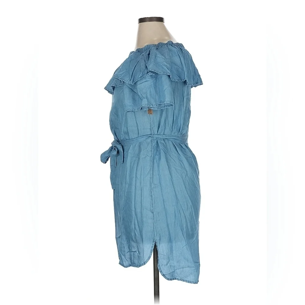 Rachel Rachel Roy Off-The-Shoulder Chambray Dress – XL – NWT – $102 Retail
